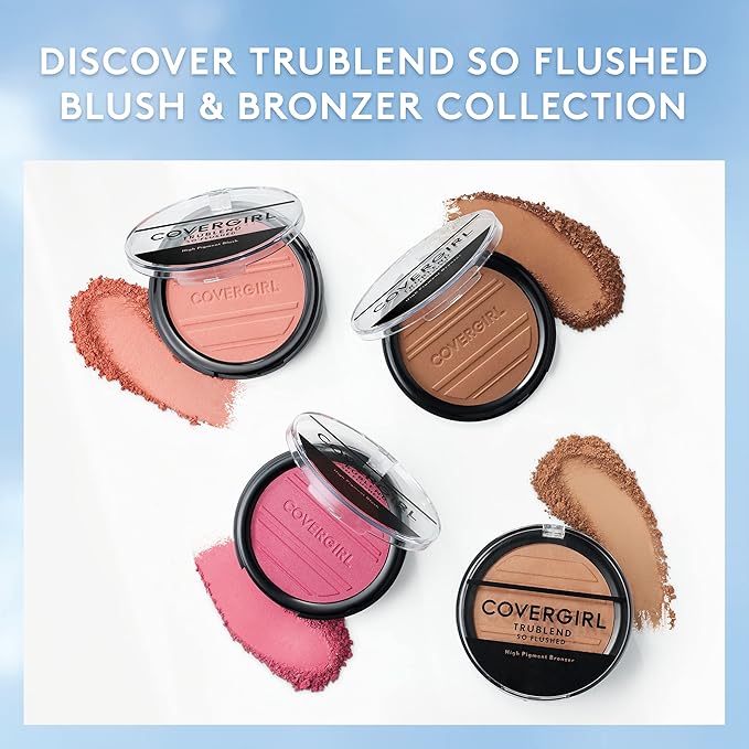 COVERGIRL Trueblend so Flushed High Pigment Blush & Bronzer, Sweet Seduction, Sweet Seduction, 0.33 Ounce