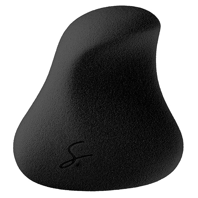 Complexion Pro Beauty Blender Sponge, Black, Single - Ergonomic Makeup Sponge and Beauty Blender, Essential Make up and Blending Sponge, Multipurpose Makeup Kit Facial Sponge
