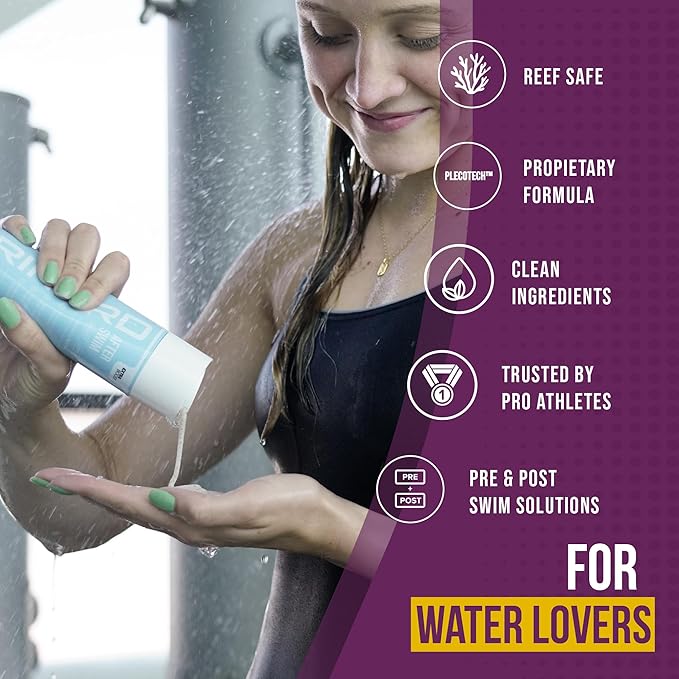 Complete Chlorine Removal Bundle By TRIHARD | Shampoo, Conditioner, Body Wash | Ultimate Pre & Post Swim Care