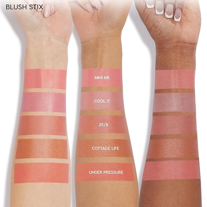 ColourPop Blush Stix - Cream Blush Stick with a Blendable, Hydrating Formula and Natural, Skin-Like Finish - Glowy Summer Makeup for Cheeks, Eyes & Lips - 25/8 (0.28 oz)
