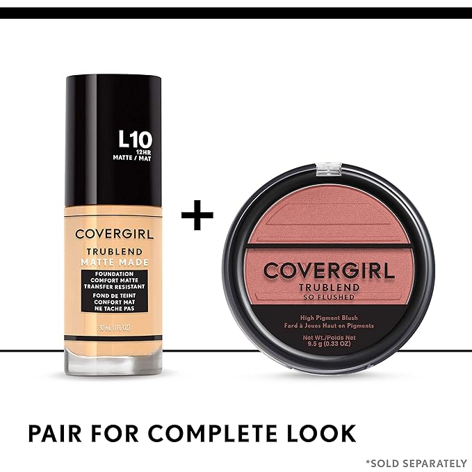 COVERGIRL Trueblend so Flushed High Pigment Blush & Bronzer, Sweet Seduction, Sweet Seduction, 0.33 Ounce