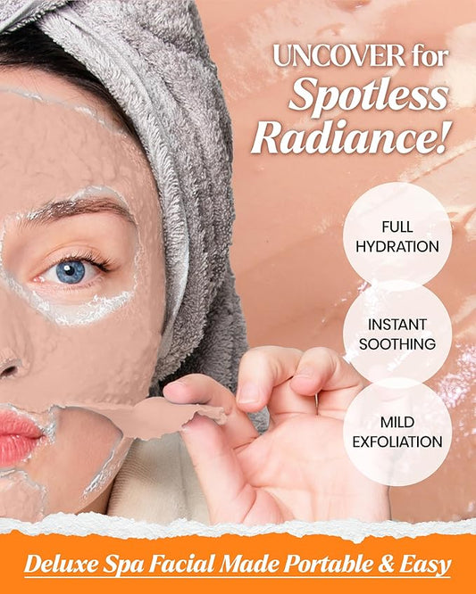 LINDSAY Premium Modeling Pack - Korean Skin Care Face Modeling Mask – Refreshing & Hydrating Face Mask Spa Facial Peel-off Mask (35.2 Ounce, Vitamin)
