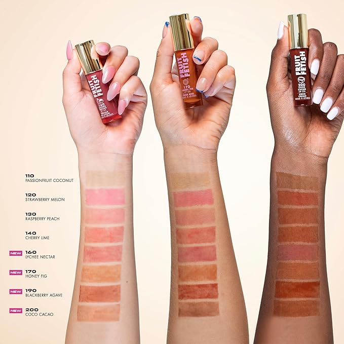 Milani Fruit Fetish Lip Oil with Vitamin E for Instant Hydration, Fruit Extract Infused Lip Treatment and Moisturizing Lip Gloss - Strawberry Melon