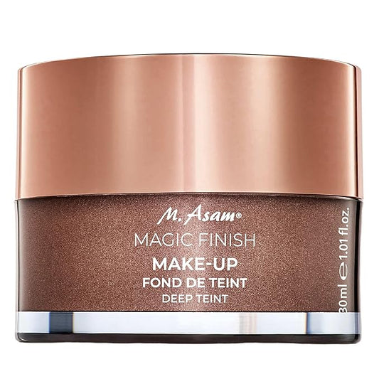 M. Asam Magic Finish Deep Teint Make-Up Mousse (1.01 Fl Oz) – 4in1 Primer, Foundation, Concealer & Powder With Buildable Coverage, Hides Redness And Dark Spots, Vegan, For Deeper Skin Tones