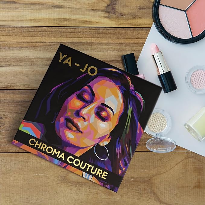 9-Color Multichrome Eyeshadow Palette - Ultra-Pigmented, Long-Lasting, & Water Proof Eye Shadow - Blendable & Shimmering Metallic Eyeshadow for All Skin Tones - Perfect for Day-to-Night Looks