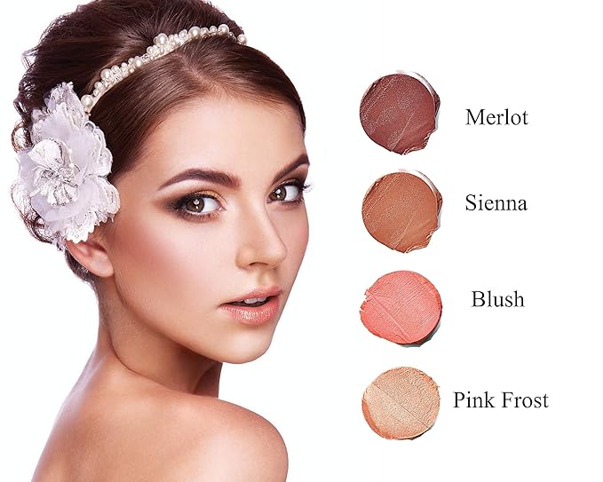 Mom's Secret Natural Organic Cream Blush Stick Cheek Tint, 100% Natural, Vegan, Gluten Free, Cruelty Free, Made in the USA, 0.18 oz. (Pink Frost)