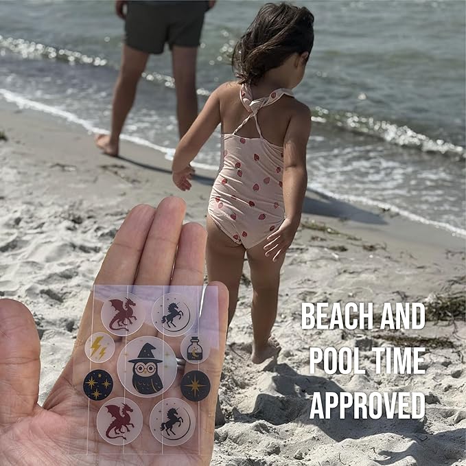 quitch Mosquito Bite Relief Magic Theme Patches, Bug Bite Anti Itch Cream Alternative for Kids and Baby, Insect Bite Relief, After Bite Relief, Travel Essential for Summer Camp, Cruise and Outdoors