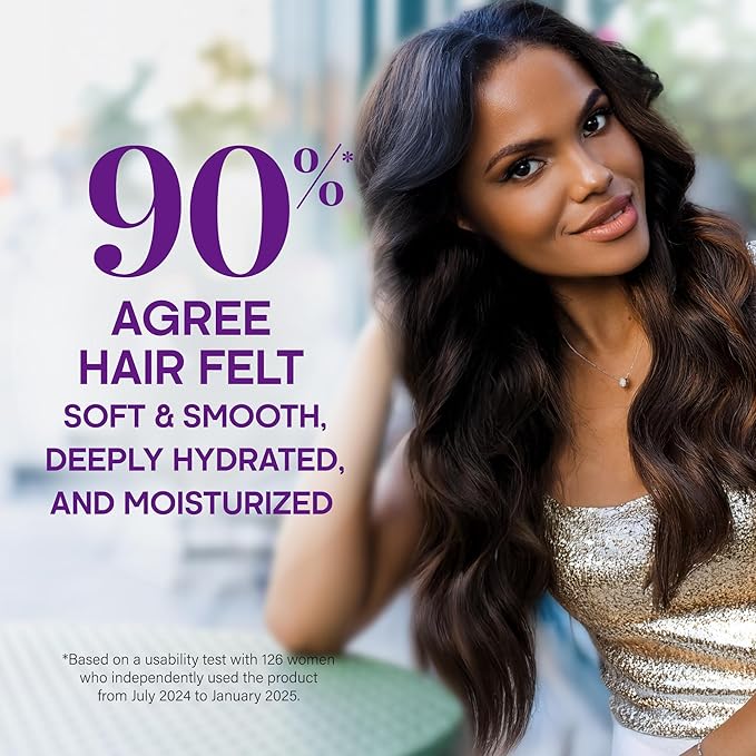 Deep Conditioning Hair Mask for Damaged & Dry – After Hair Relaxer Keratin Treatment for Curly & Color-Treated – Anti-Frizz & Split Ends Repair with Collagen, Biotin, Argan & Coconut Oils – 10 oz