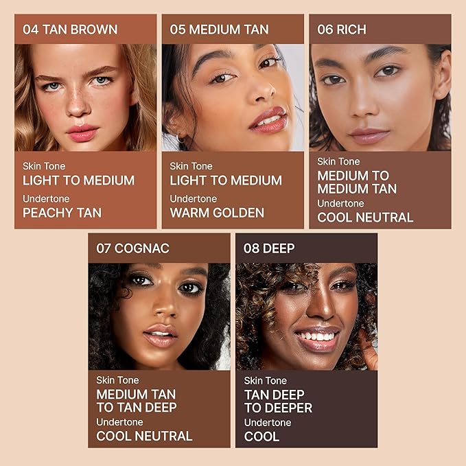 Airy Velvet Contour Stick, Cool Toned Face Sculpting Cream Makeup, Buildable with Lightweight Natural Finish, Hyaluronic Acid & Green Tea Extract (7 Cognac, 0.70 Ounce)