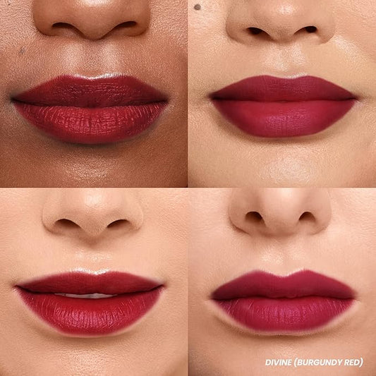 Wonderskin Wonder Blading Lip Stain Peel Off Masque - Long Lasting, Waterproof and Transfer Proof Red Lip Tint, Matte Finish Peel Off Makeup (Divine Masque)