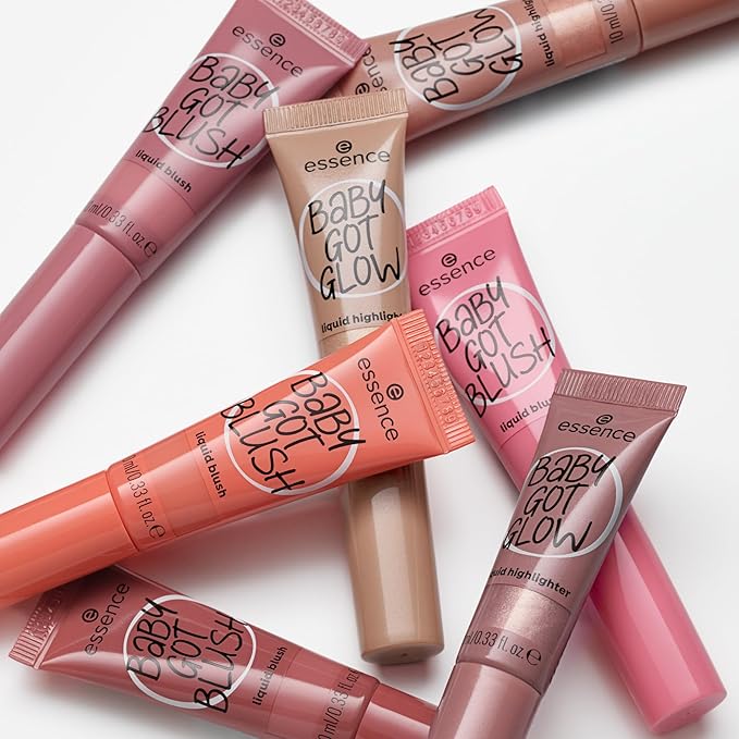 essence | Baby Got Blush Liquid Blush | Lightweight, Buildable, Radiant with Sponge Applicator | Vegan & Cruelty Free (40 | Coral Crush)