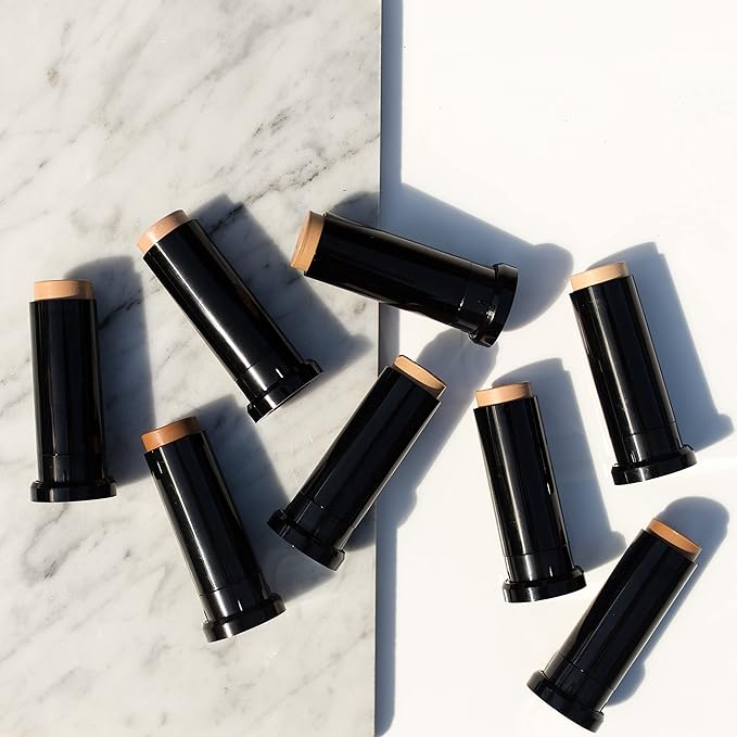 Triplicity Perfecting Foundation Stick, 0.4 oz. | Primes Skin, Provides Buildable Coverage & Has A Soft-Focus Effect | Light (Warm)