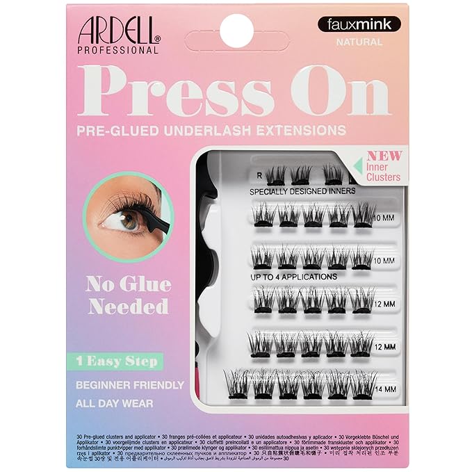 Ardell Press On Fauxmink Natural 30 ct + Applicator