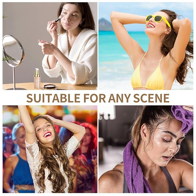 Lunora Color Adapting Foundation,4 in 1 Medium Spectrum, Moisturizing Color Change Full Coverage,Waterproof and Sweatproof