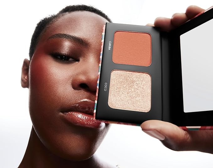 black Up Blush and highlighter duo WAXDUO01