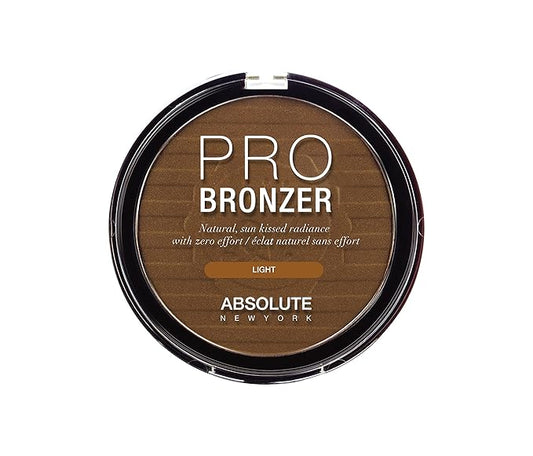Absolute New York APB01 Pro Bronzer, Compact with Micro-Fine Shimmer, Naturally Sun-Kissed Radiance