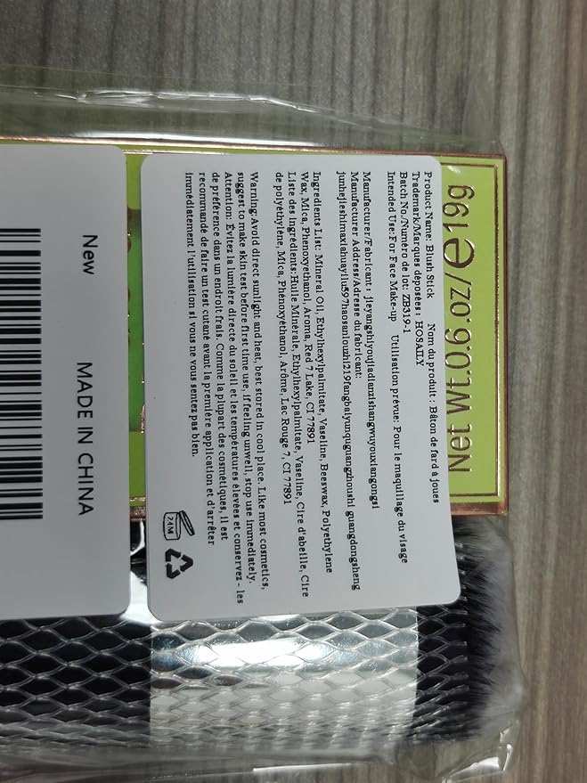 Cream Blush Stick for Cheeks, Eyes & Lips, Multi-Use Makeup Stick, Travel-Friendly Tinted Moisturizer, Natural Glow Blendable Blusher with Brush - Shy Pink