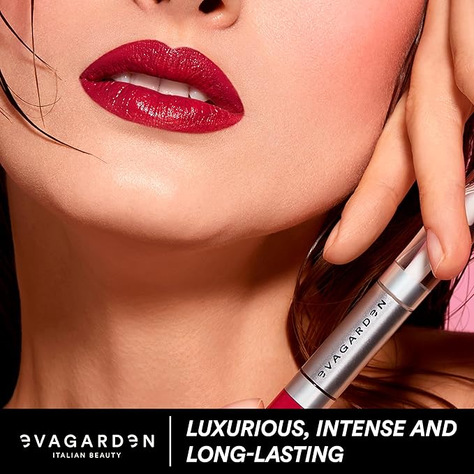 The Matte Lipstick - Velvety Texture and Vibrant Ultra-Matte Finish - Pigmented, Soft and Silky Formula and Smooth Application - Offers Bold Saturated Color - 638 Juicy Red - 0.1 oz