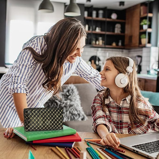 5 Pieces Zipper Mesh Makeup Bags Set, Portable Travel Mesh Cosmetic Bags Toiletry Bags Makeup Purse pouches, Zipper Storage Pouches for Home Offices Travel Accessories (Black Hot Stamping-5pcs)