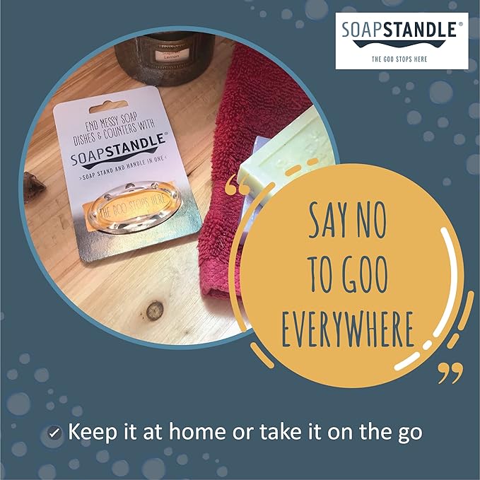 Bar Soap Gripper No Goo or Mess Soap Holder for Bath and Showers 2 Pack, Red