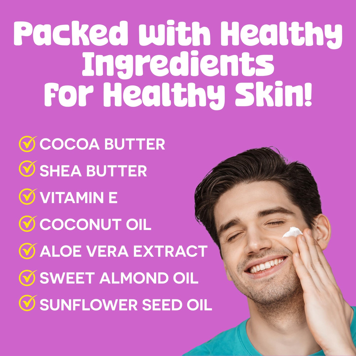 BeYoutiful Guava Passion Fruit Body Lotion for Dry Skin, Natural Cruelty-Free Hydrating Moisturizer for Kids & Teens with Sweet Almond Oil, 17 oz