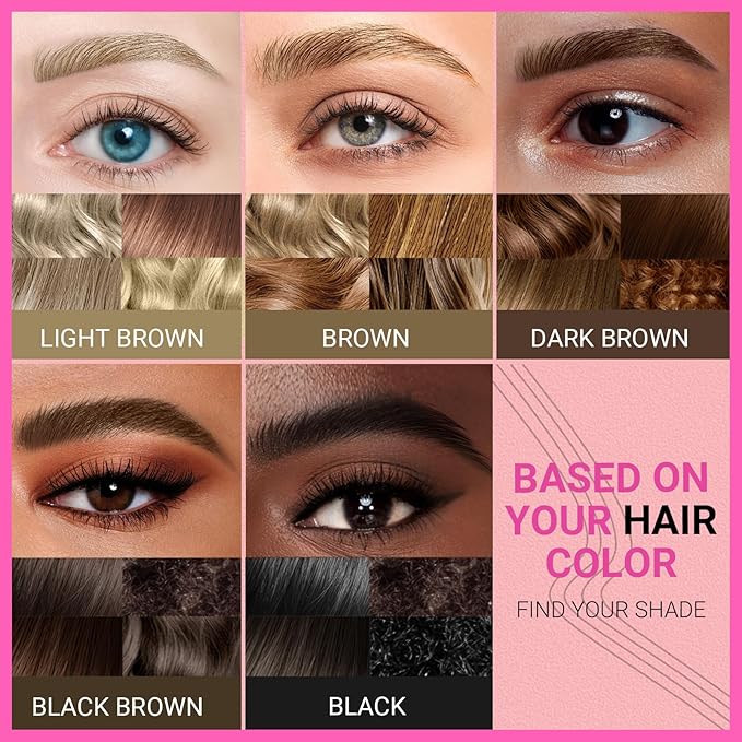 iMethod Eyebrow Pen - Eyebrow Pencil Magical 2-in-1 Eye Brow Pencils for Women with 4-Fork-Tip & Precise Brush-Tip Create Natural Hair-Like Brows, Last All-Day, Microblading Eyebrow Pen, Reddish Brown