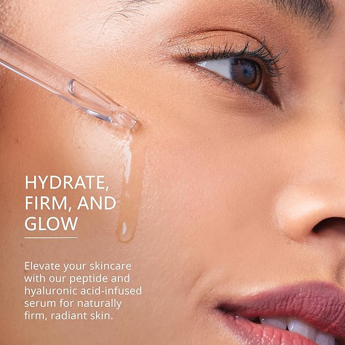 Asterwood Matrixyl 3000 + Argireline Serum for Face - Multi Peptide Serum with Hyaluronic Acid - Anti-Aging, Wrinkle Reducing, Collagen Boosting - Fragrance-Free - 1 Fl Oz