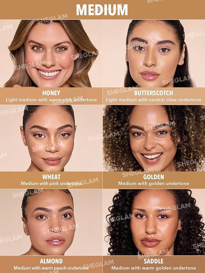 SHEGLAM Skin Magnet High Coverage Foundation Stick Longwear Medium Face Makeup for All Skin Types-Almond