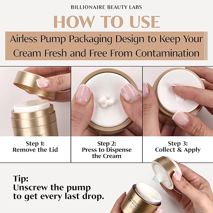 Peptide Collagen Promoting Cream with Hyaluronic Acid – Peptide Face Moisturizer, Hydrating, Non-Greasy, for Firming, Smoothing, Younger-Looking Skin, Fragrance-Free