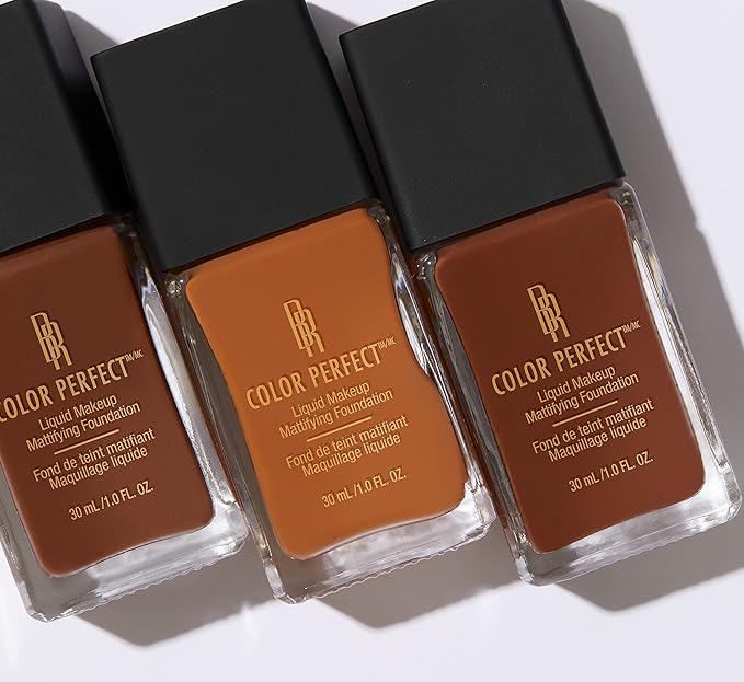 Black Radiance Color Perfect Liquid Full Coverage Foundation Makeup, Butter Scotch, 1 Fl Oz (Pack of 2)