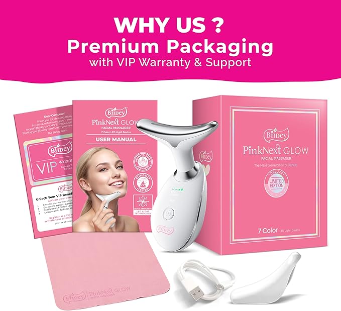 Red Light Therapy for Face - Face Lift Neck Massager, Microcurrent Facial Device, Red Light Therapy Lymphatic Drainage Massager, Self Care True Beauty Glow, luminesce Sculptor Double Chin Gha Sha Tool