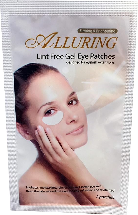 Alluring Eyelash Extensions Under Eye Anti-wrinkle Collagen Eye Pads Patches - BANANA SHAPE QTY 10