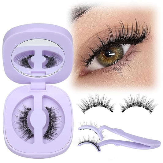Magnetic Eyelashes with Applicator Reusable Magnetic Lashes No Glue Needed Magnetic Eyelashes without Eyeliner Cat Eye Natural Look Magnetic Eyelashes Magnetic Lashes by Lanflower