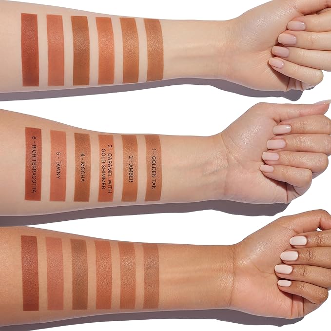 Dundas Bronzer Anonymous, Dark Contour Powder for Face and Body, Matte Bronzer, Face Make Up for All Skin Types, Cruelty Free Natural Makeup, Buildable Coverage, Easy to Blend, (Step 4)