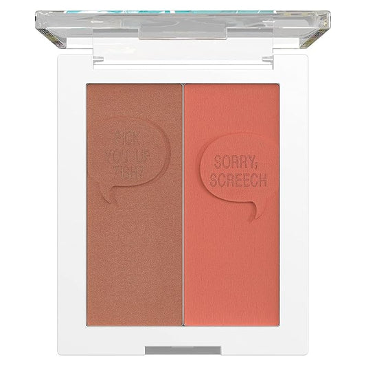 wet n wild Saved By The Bell Highlighter & Illuminator Duo, Radiant Shimmer Face Palette, Ultra-Reflective Micro-Pearls, Buildable Powder Formula, Cruelty-Free Makeup – Nerd Alert