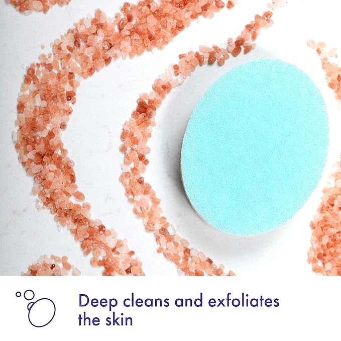Buf-Puf Body Sponge, Bath Sponge, Dermatologist Developed, Cleanses Skin of Dirt, and Excess Oil, Reusable, Exfoliating, 1 Count (Pack of 2)