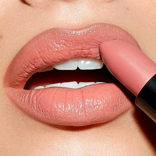 The Matte Lipstick - Velvety Texture and Vibrant Ultra-Matte Finish - Pigmented, Soft and Silky Formula and Smooth Application - Offers Bold Saturated Color - 636 Classic Nude - 0.1 oz