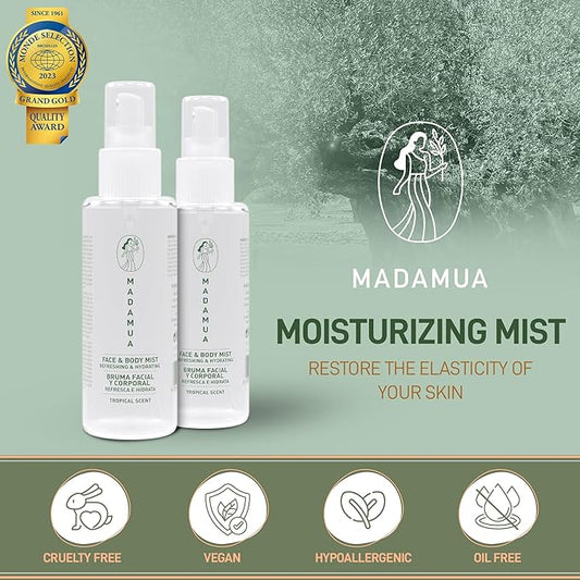 Face & Body Mist for Women - Women's Spray Lotion for Body & Hydrating Face Mist - Face Care & Facial Spray on Lotion for Very Dry Skin