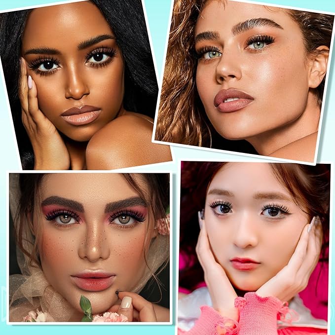 Lash Clusters Kit 280pcs Lashes extensxion Wispy Kit 50D D Curl with Bond&Seal Waterproof,Lashes Glue Remover,Lash Tweezers Tools for Eyelash Extension Kit(50D,9-18mmMIX Kit)