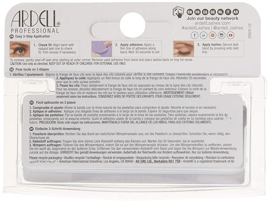 Ardell Natural Lashes 124 Black (Pack of 5)