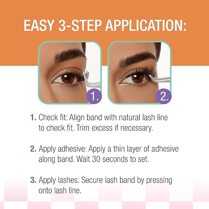 Ardell Winks Half & Half Pre-Cut Lashes Dream, False Eyelashes, DIY Lash Cluster for Cat Eye Look, Wispy Strip, 1-Pack