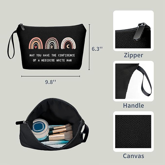 Inspirational Motivational Empowerment Feminist Gifts for Women Female Feminist Cosmetic Makeup Pouch Bag
