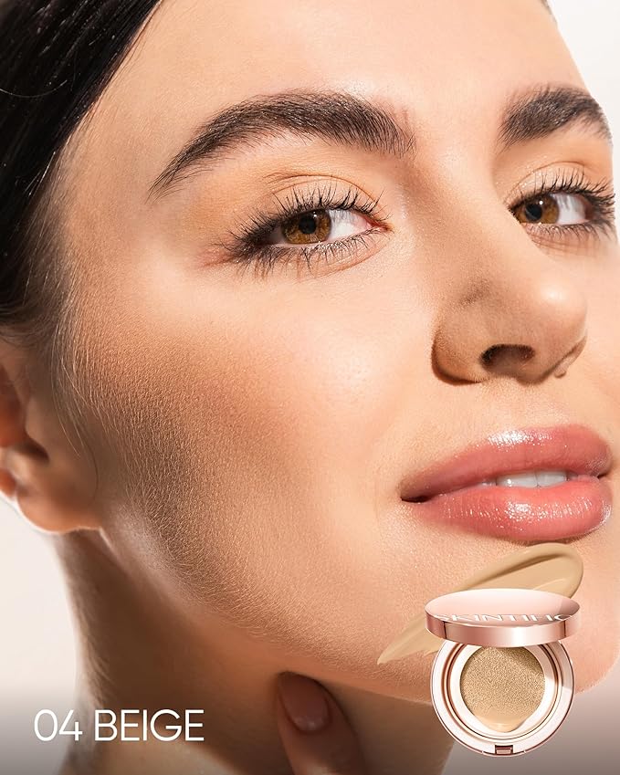 Cushion Foundation | Cover All Perfect Air Cushion | SPF 35 PA++++ | Oil-Control Waterproof Fondation Sweatproof Matte Finish Poreless Foundation Flawless BB Cream CC Makeup