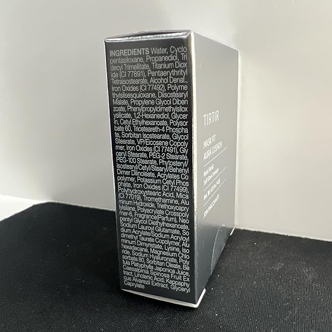 [*Mini Size*] TIRTIR Aura Glow Silver Cushion | Korean Cushion Foundation, (#33N Macchiato, 0.15 Fl Oz)