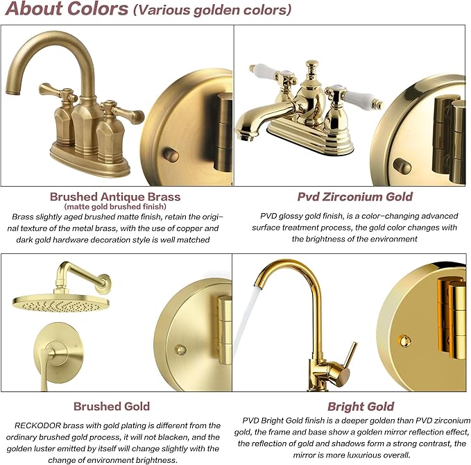 8 Inch Bathroom Makeup Mirror Wall Mount Mirror Swing Arm, Double Sided 1X/5X Hardwired Lighted Magnifying Mirror Wall Mounted, Luxury Brass PVD Zirconium Gold