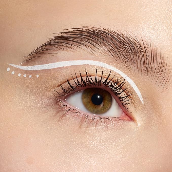 essence | Lash Princess Liner White | Smudge Proof, Matte Eyeliner with Ultra-Fine Brush Tip | Vegan & Cruelty Free