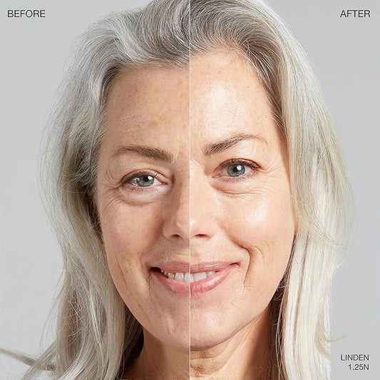 Ogee Sculpted Complexion Foundation Stick (Linden 1.25N Light Beige, Neutral Undertones) Full Coverage Foundation Makeup - Instantly Balance & Even Complexion - 70% Organic Ingredients