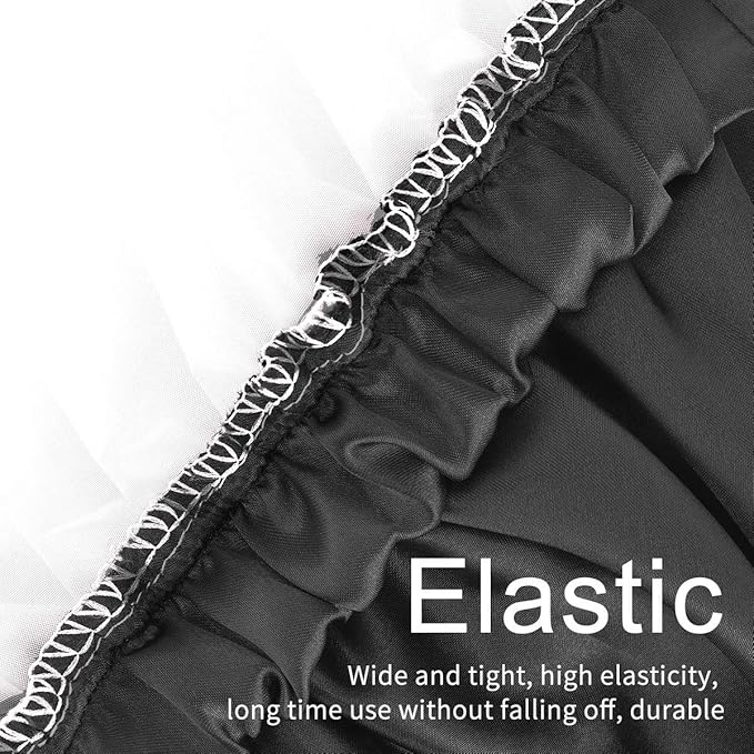 Auban Extra Large Bowknot Shower Caps, Double Layer, Reusable with Silky Satin for Women, Ideal for Beauty Bathing, Hair Spa, and Travel Use