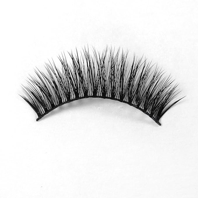 Missamé SULTRY Deluxe Beauty False Eyelashes Set Handmade with Premium Synthetic Fibers, Black, 3 Pairs