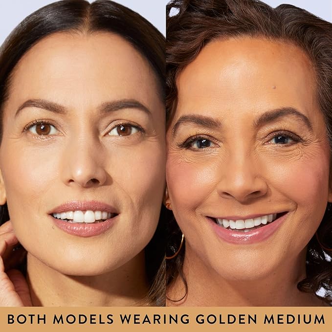 LAURA GELLER NEW YORK Laura's Must-Haves Kit 3pc: Baked Balance-n-Brighten Powder Foundation, Golden Medium + Spackle Skin Perfecting Makeup Primer, Hydrate + Airbrush Round Kabuki Brush